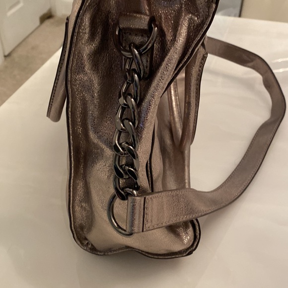 NWT Michael Kors Hamilton Rock & Roll Leather Satchel Tote - Picture 6 of 13